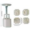 Mooncake Molds Plastic Material for Mid-Autumn Festival DIY Baking Mooncake Use