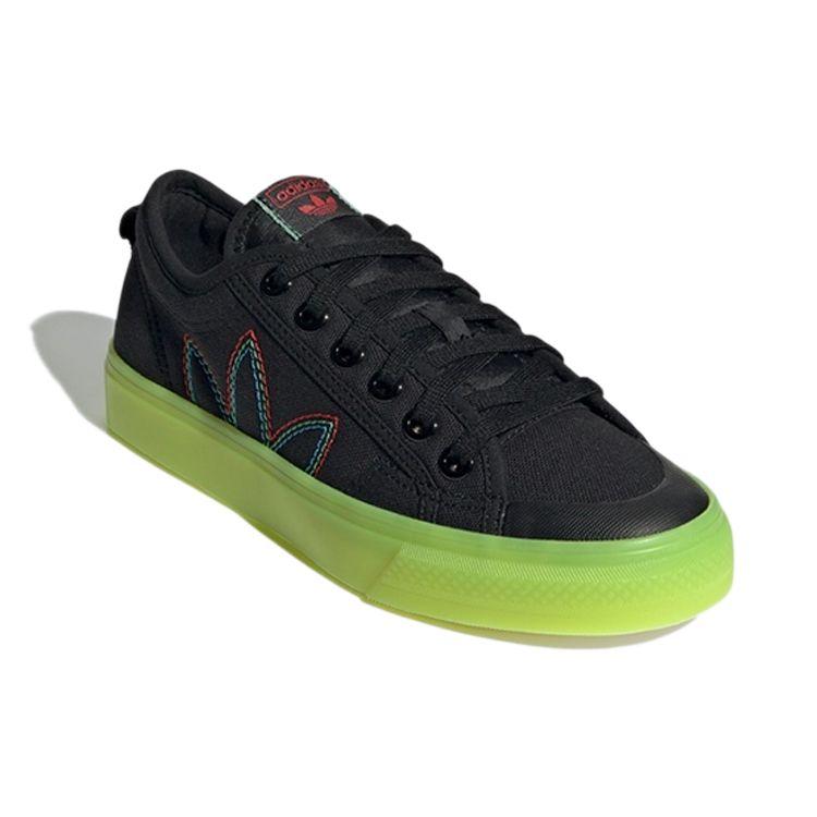 Adidas Originals Nizza Low Top Skate Shoes Women Sneakers Black GX2730