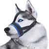 New Soft Nylon Dog Muzzle Adjustable Loop M/L/XL Pet Mouth Mask with Leash Ring Bite Prevention Pet Muzzle Behavior Train