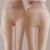 Fashion Printing Thicken Warm Tights Women Winter High Waist Thermal Stockings Leggings Sexy Translucent Fleece Velvet Pantyhose