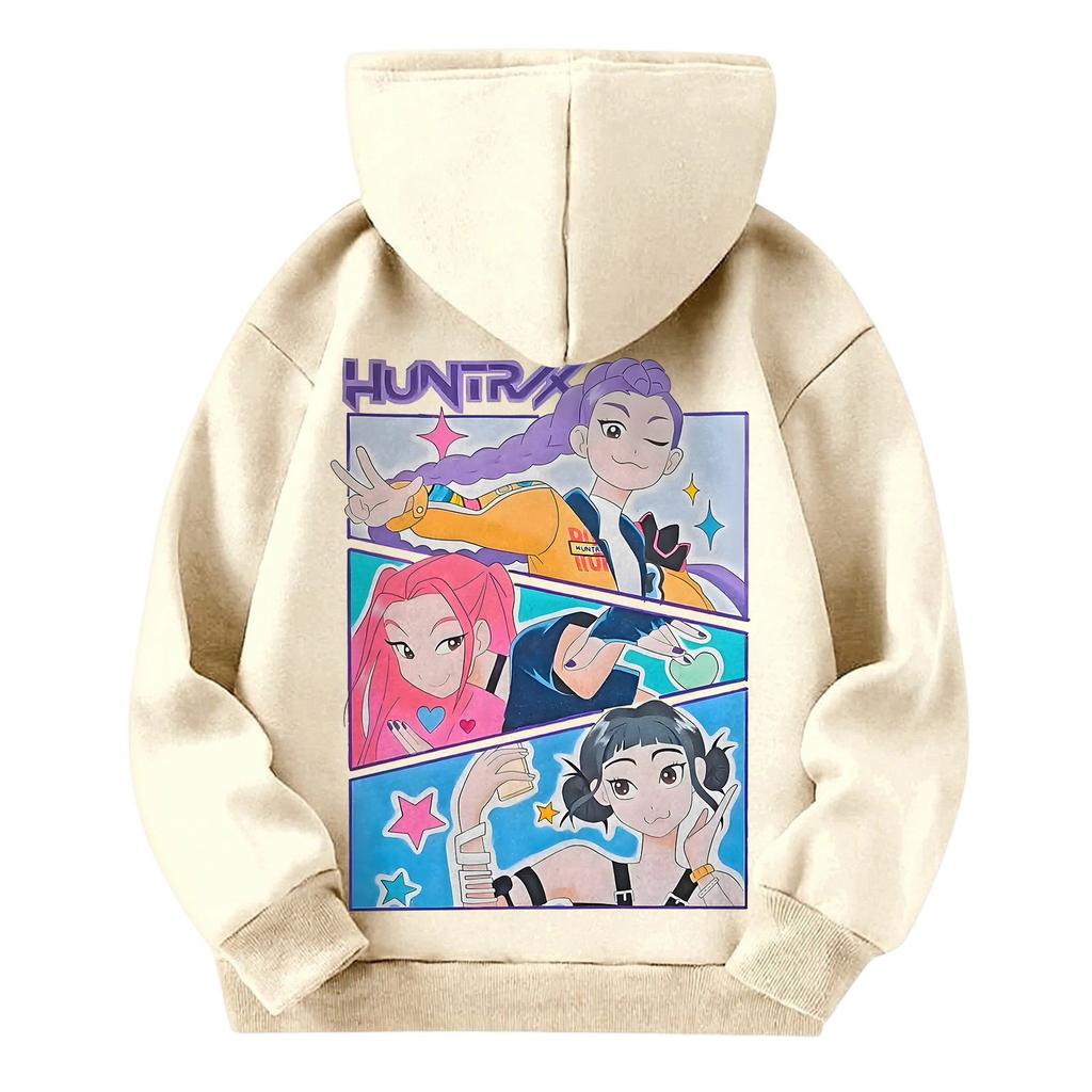 סווטשירט לנשים עם קפוצ'ון מודפס בהדרגה שרוולים ארוכים סווטשירט נשים רפוי סווטשירט