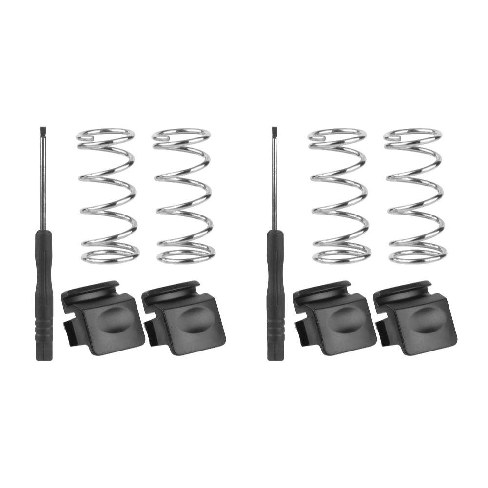 2 Stück Wasserflaschendeckel Mund-Druckknopfschalter mit Federn & Kleiner Schraubendreher für Owala FreeSip Wasserflasche