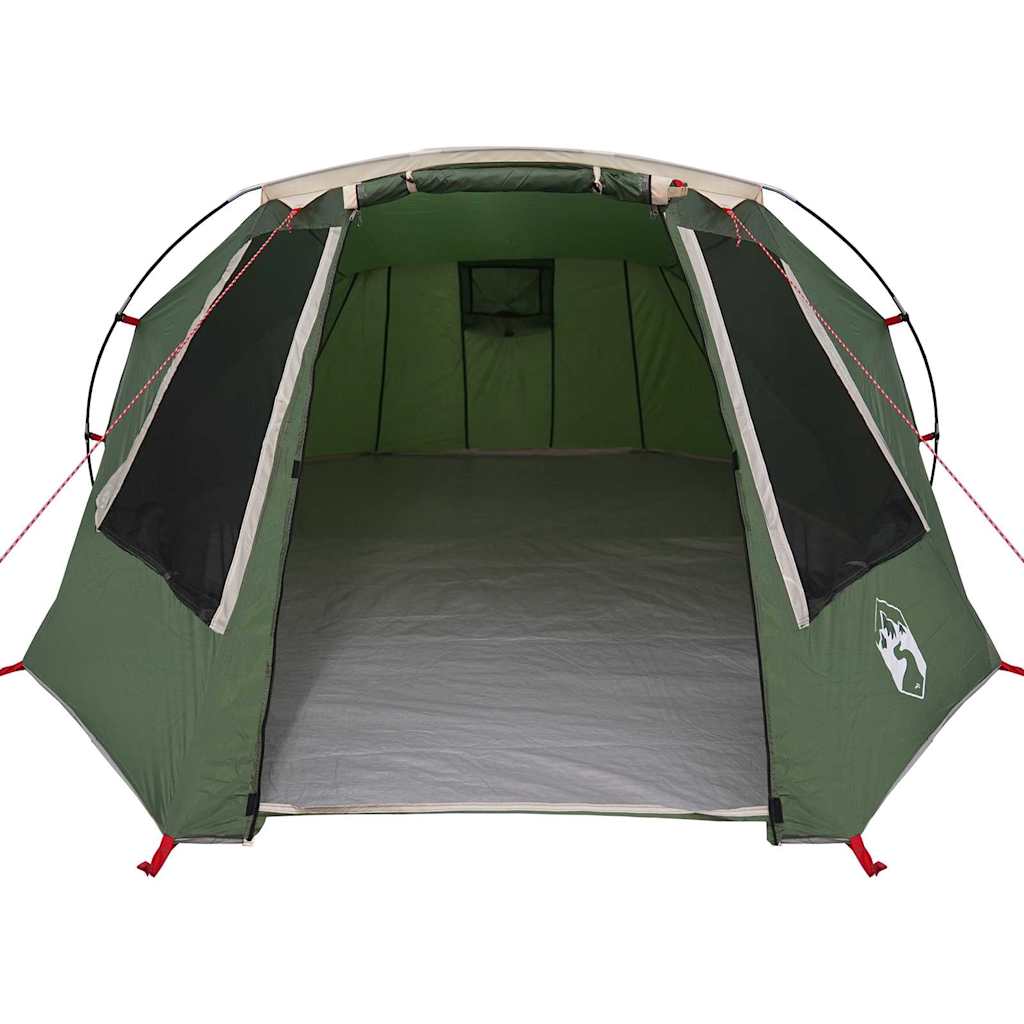 3 Person Tunnel Tent in Green and White 328 x 228 x 115 cm