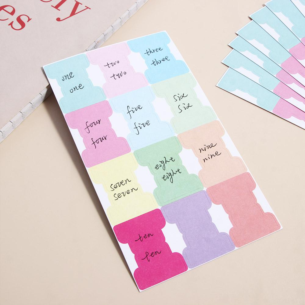 Stationery Notebook Index Tab Flags Index Label Sticker Self-adhesive Paper Tabs Book Pages Markers