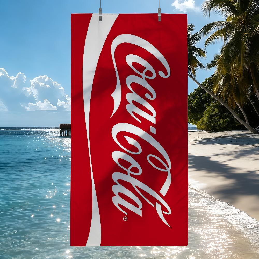 Modny nadruk C-CoCa C-ColaS Ręcznik Suszący Ręcznik Kąpielowy Nadaje Się Do Lekkiego Pływania Kempingu Jogi Plaża Na Zewnątrz
