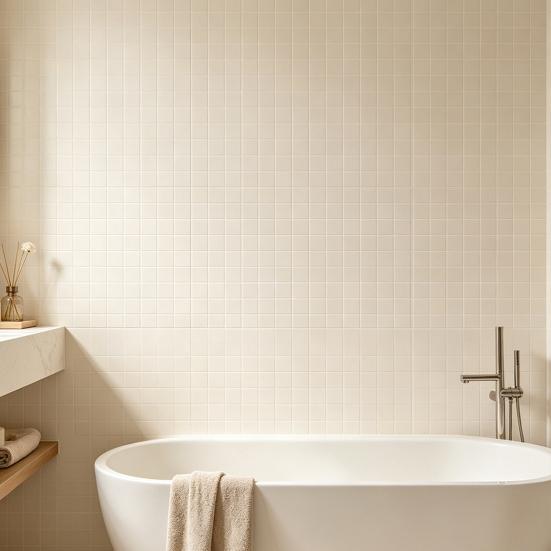 2Pcs Retro Wall Tile Stickers, 3D Self Adhesive Tile Stickers, Waterproof Wall Decal, Peel And Stick Backsplash Decals for Kitchen Bathroom Wall