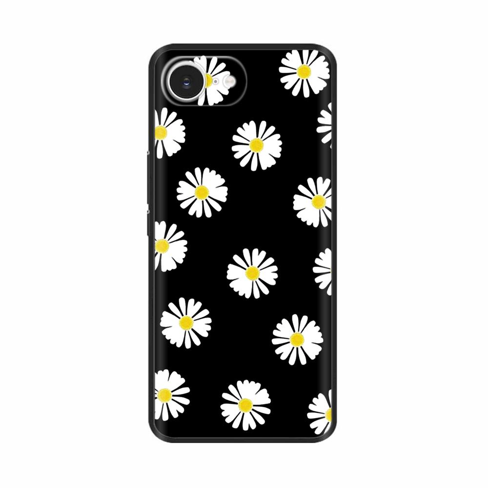 Soft TPU Black Silicon Phone Case For iPhone 16E iPhone16E SE 2025 SE4 5G Painted Shockproof Shell Cover Cases Bumper Funda Capa