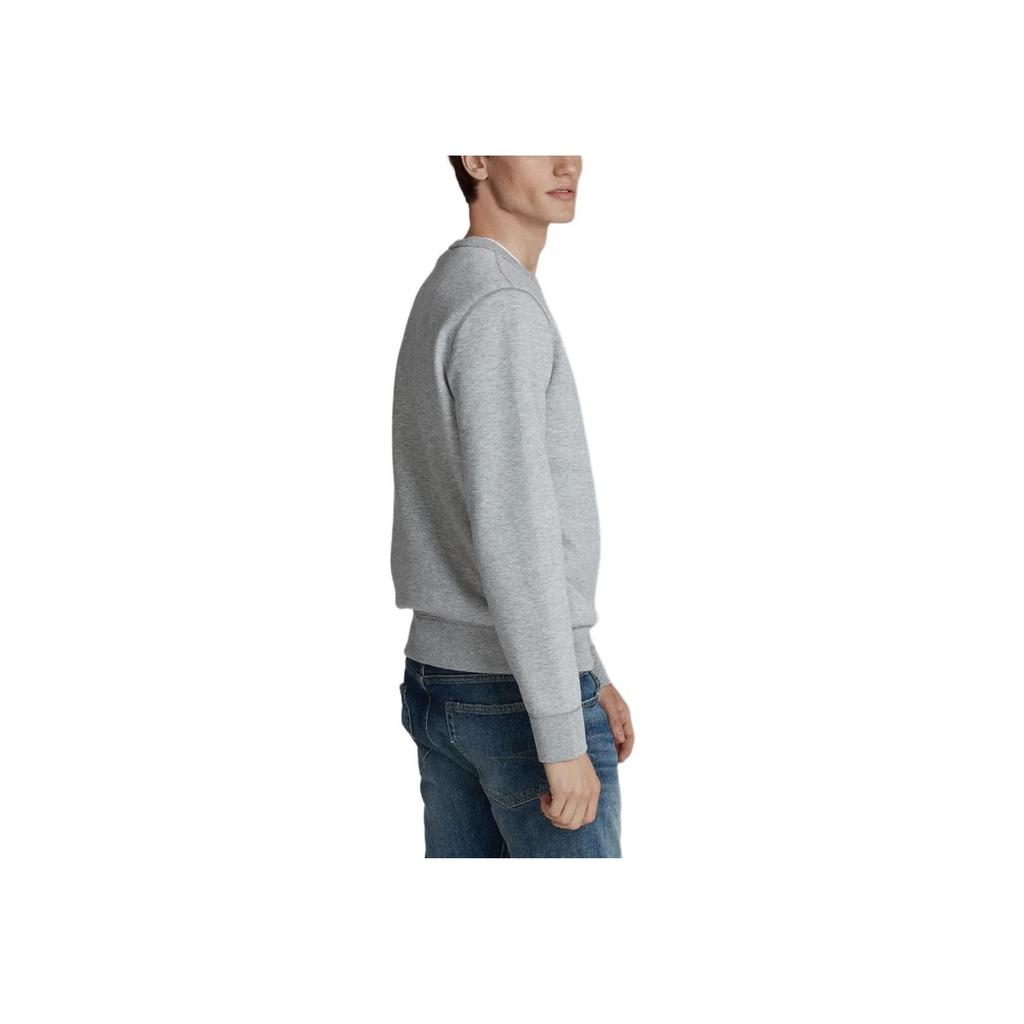 Polo Ralph Lauren FW23 Big Pony Pattern Velour Embroidered Crew Neck Long Sleeve Sweatshirt Men Sweatshirt Gray MNPOKNI16820035-020