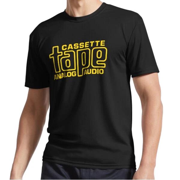 

New Cassette Tape Analog Audio Active Logo T-Shirt Funny Size S to 5XL XL