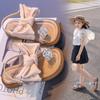 Girls' Bowknot Open-Toe Sandals2026New Summer Rhinestone Heart Princess Sandals for Older Girls and Little Girls
