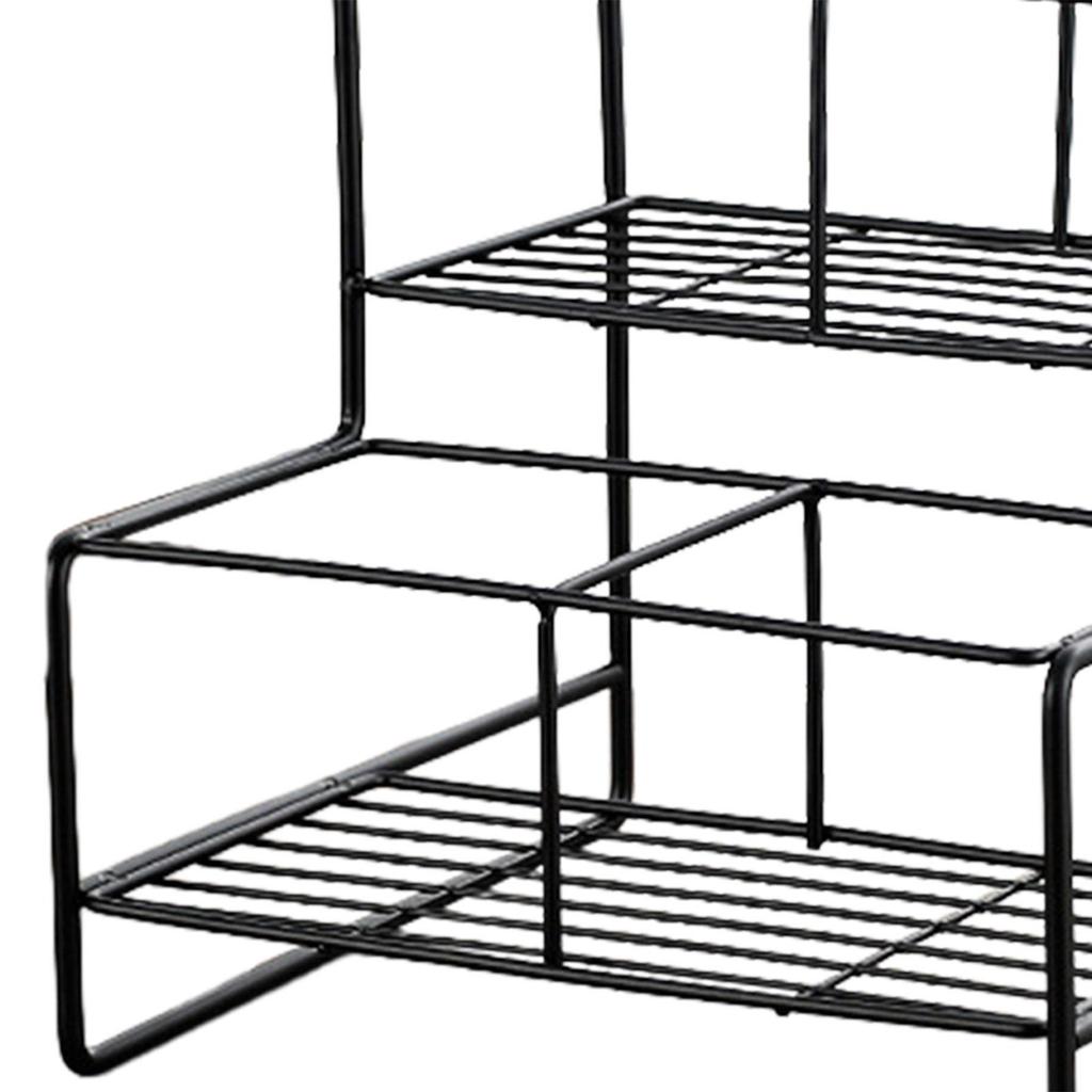 Coffee Syrup Rack Coffee Bar Accessories Easy to Clean Easy to Install Drink Bottle Holder Bar Organizer Kitchen Storage Rack