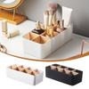 Desktop Storage Box Compartment Bamboo Toothbrush Razor Makeup Brush Holder Bedroom Desk Organizer Storage Basket Holder