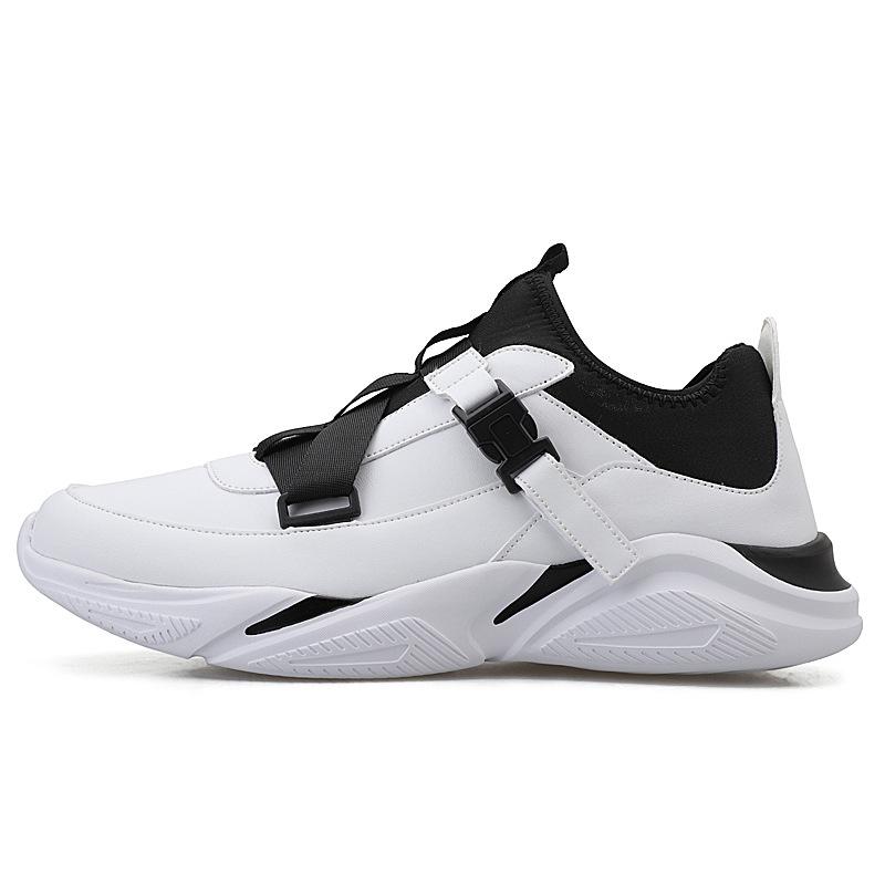 Autumn and winter large size 48 lightweight leather men's shoes versatile fashion sports casual shoes trendy shoes live stream