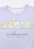 Kaituck Family Sumikkogurashi Kids' Pajamas, Long Sleeve, Striped, Layered Style, Spring/Autumn, Green/Purple, 130cm, 140cm, 150cm (130cm, Purple)