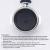 Blind Filter Back Flush Disc Rubber Black Beautiful Design for Espresso Machines