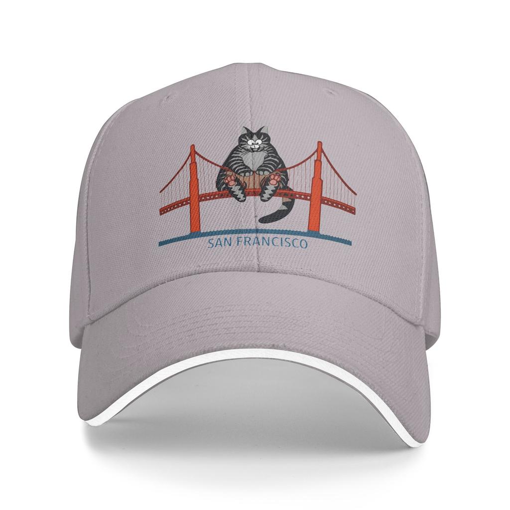 Ryan Gosling Cat Golden Gate Bridge Book Lover Casual Baseball Cap Summer Trucker Hat Sun Visor Hunting Camping Snapback Cap