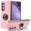 Ultra Thin Matte Hard PC Folding Phone Case for Samsung Galaxy Z Fold 7 6 5 4 3 360 Rotating Ring Holder Cover