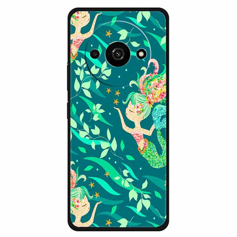 

Для Xiaomi Redmi A3 4G/Poco C61 4G Чехол с рисунком Тонкий Мягкий ТПУ Чехол Beauty Fish