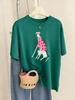 Funny Dachshund Dog Printing TShirt Womens Basics ONeck T Shirts Comfortable Loose Short Sleeve Tops Summer Soft Woman Clothes