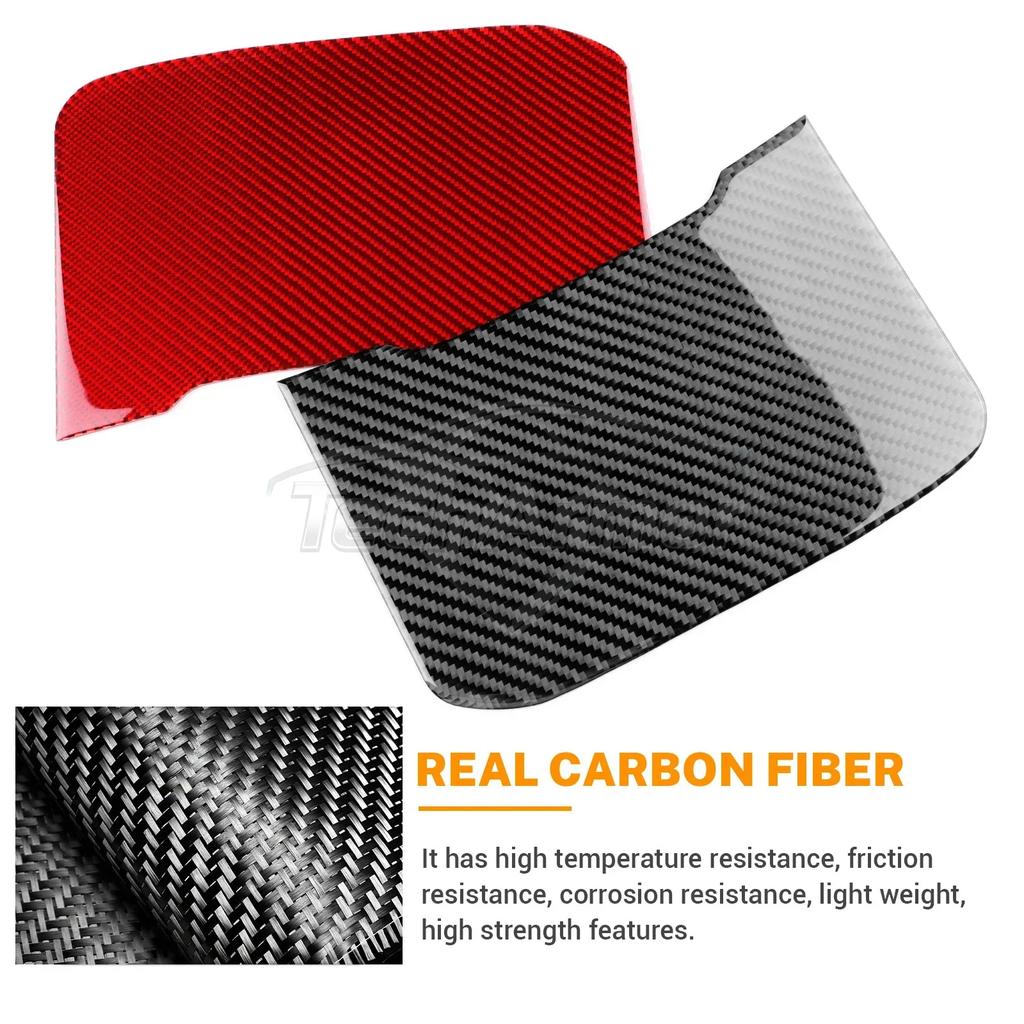 Real Soft Carbon Fiber For Alfa Romeo Giulia 2015 2016 2017 2018 2019 Alfa Romeo Stelvio 17-19 Gear Shift Outer Panel Sticker