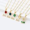 Zirkonia Tulpe Sonnenblume Anhänger Halskette - Luxuriöse Damen Schlüsselbein Kette Accessoires