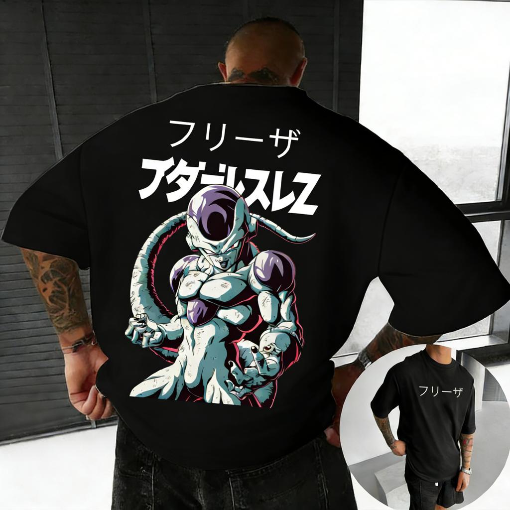 Plus Size Dragon Ball Anime Print Men Women Summer Tshirt Casual Parent Child TopsY2K Fashion Harajuku Style Streetwear