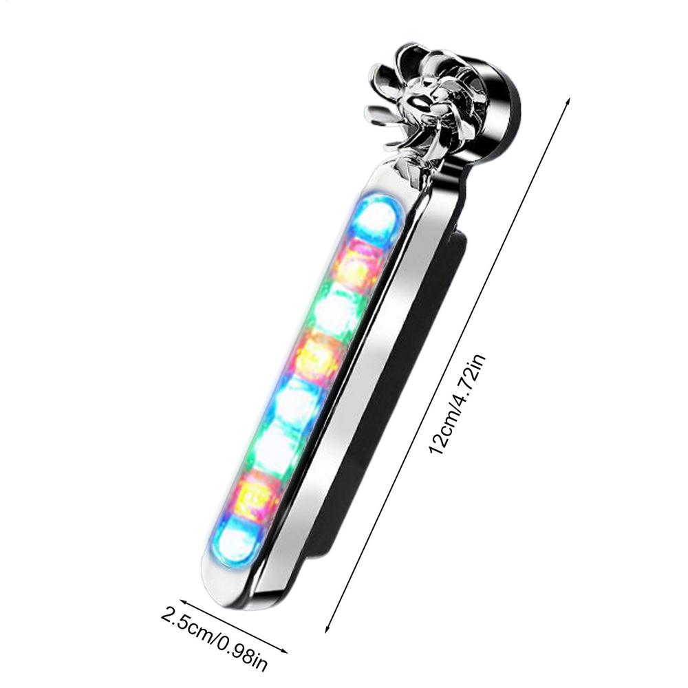 

2 Pieces Wind Powered Car LED DayTime Running Lights Creative Auto Auxiliary Rotation Fan Lamp Automobile Day Time Headlights