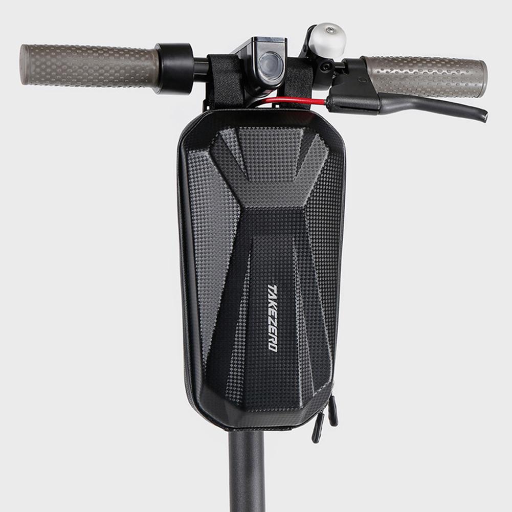 Electric Scooter Storage Bag Portable Handlebar Mounted Organizer Hard Shell Large Capacity Night Reflective for M365 PRO 2