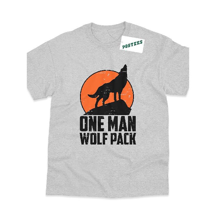 Design Own T Shirt Men Crew Neck Short Sleeve Christmas One Man Wolf Pc Inspired by Alan Hangover Printed T-Shirt Shirt S белый