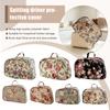 Floral Printed Toaster Cover with Handle Foldable Toaster Machine Storage Bag Wear Resist for New Year Birthday Gifts