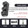 Power Window Control Switch Button Black Color 93570-4V010 16 P For Hyundai Elantra 2012 - 2016