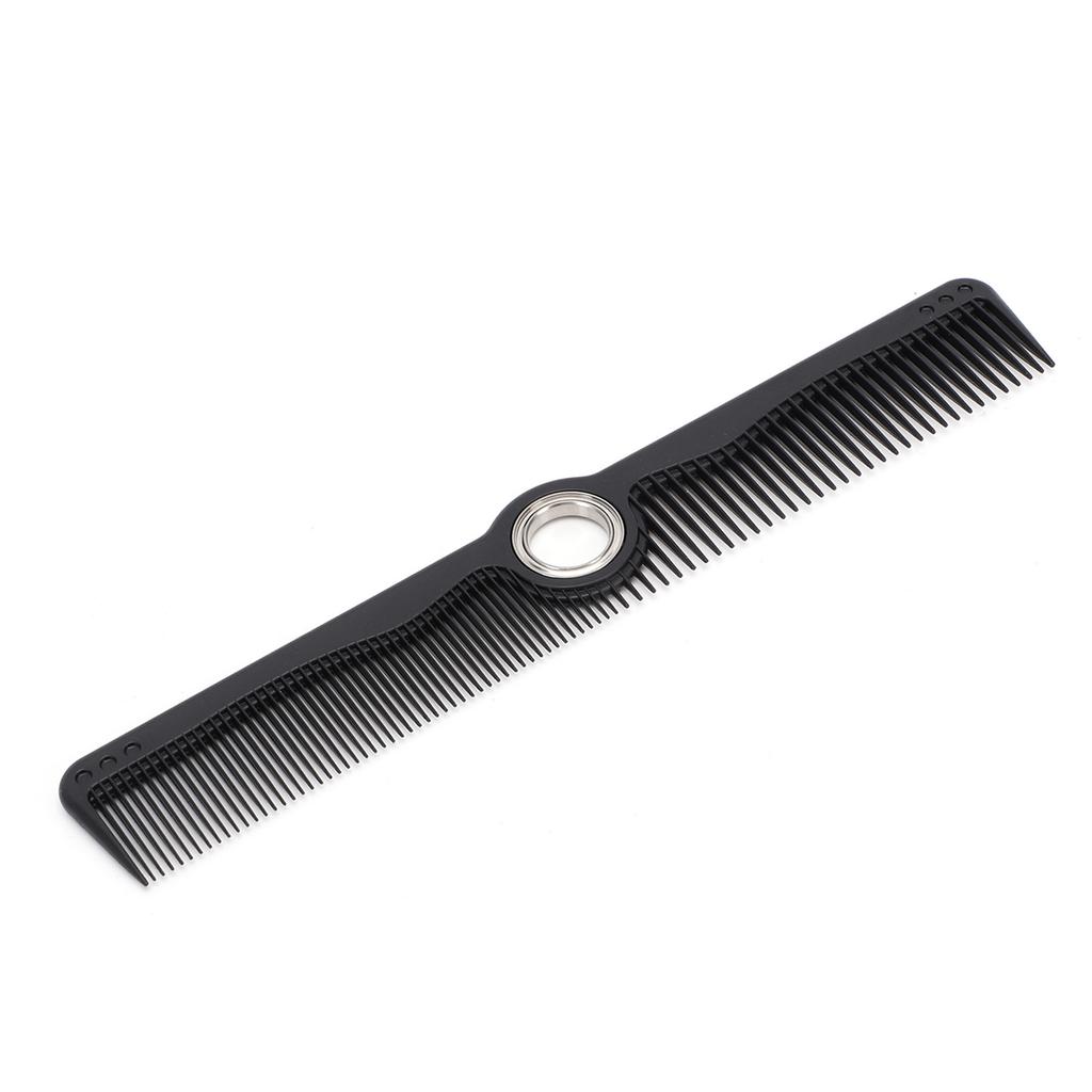 Schwarzer Friseurkamm mit zentral drehbarem Styling-Schneidekamm für Männer Frauen