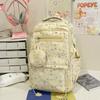 Schoolbag women's new Japanese ins high value fresh and sweet star backpack junior high school students lightweight backpack