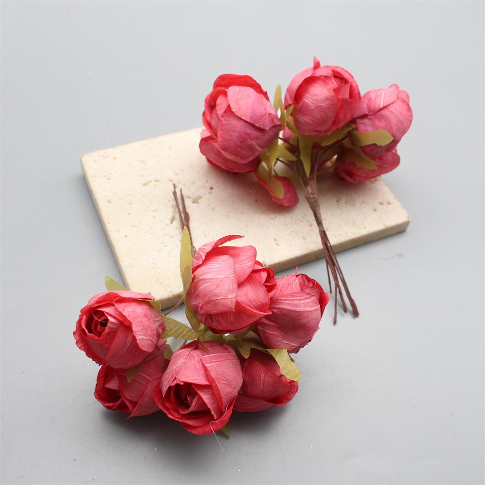Seidenblütenknospen für Bastelarbeiten und Dekoration - Perfekt für Kränze, Kopfschmuck, Hochzeitsdekoration, Geschenke und mehr.