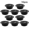 10pcs Round Cabinet Air Duct Vent 25/29mm Steel Louver Mesh Hole Plug Decoration Cover Wardrobe Grille Ventilation Systems