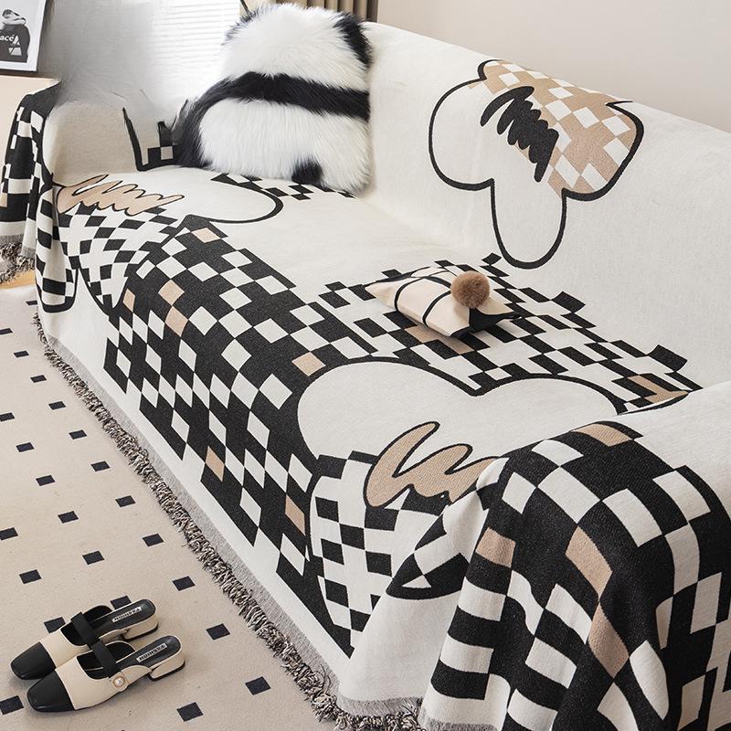 

Sofa Cover Towel Sofa Cover All-Inclusive Universal Sofa Cover Dustproof Four Seasons Universal Sofa Cushion 180-130cm