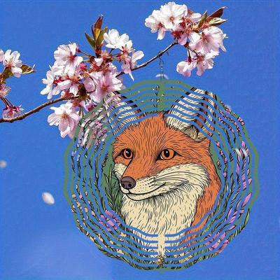 10 Inch Hanging Wind Spinner with 360 Degree Hook for Balcony Garden Decor Spring Summer Outdoor Decoration