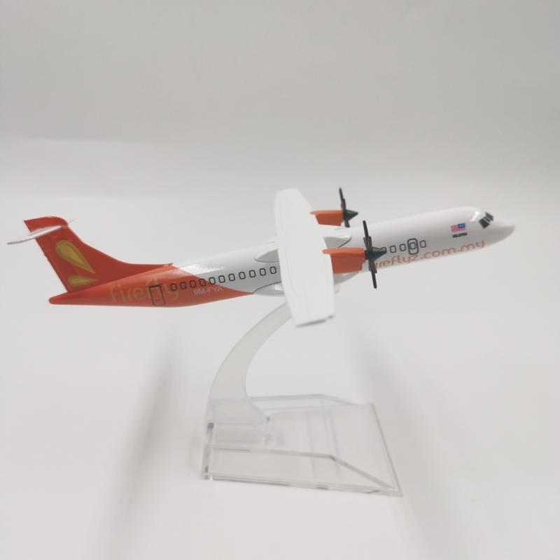 Jason Tutu 16cm  Aero Mongolia Fokker F50 Airplane Erj145 Airways Airplane Model Plane Diecast Metal 1/400 Scale Planes