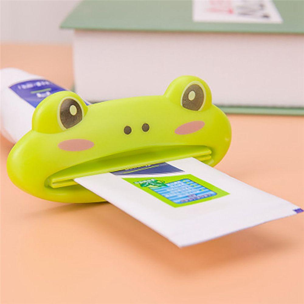 Home Commodity Cute Animal Toothpaste Rolling Holder Squeezer Toothpaste Dispenser Bathroom