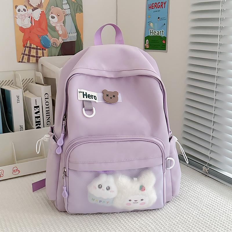 Mochila Transfronteiriça Leve e de Grande Capacidade para Estudantes - Ideal para Ensino Fundamental II, Ensino Médio e Faculdade.