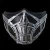 Fun Mortal Kombat Scorpion Half Face Mask Featuring Playful Design For Parties And Events