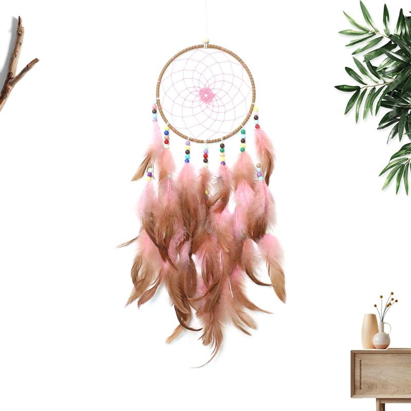 Creative Bohemian Feathers Dream Catcher Bedroom Decorations Hand Made Ornaments Festival Gifts Wall Hangings Door Pendants