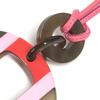 HERMES H-equipe logo Accessories Necklace lacquer pink/Green