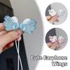 3D Wings Suitable For Wired Earphone Accessories Decoration Cute Girl Heart Wired Bluetooth Earphones DIY Wings