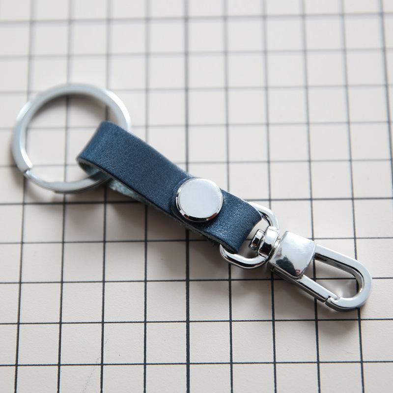 Designer Leather Keys Holder Personality Leather Key Rings for Men