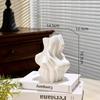Creative Ceramic Vase Abstract Irregular Folds Handmade Spiral Porcelain Vase Ceramic Handicrafts Flower Vases Flowerpot Vases P