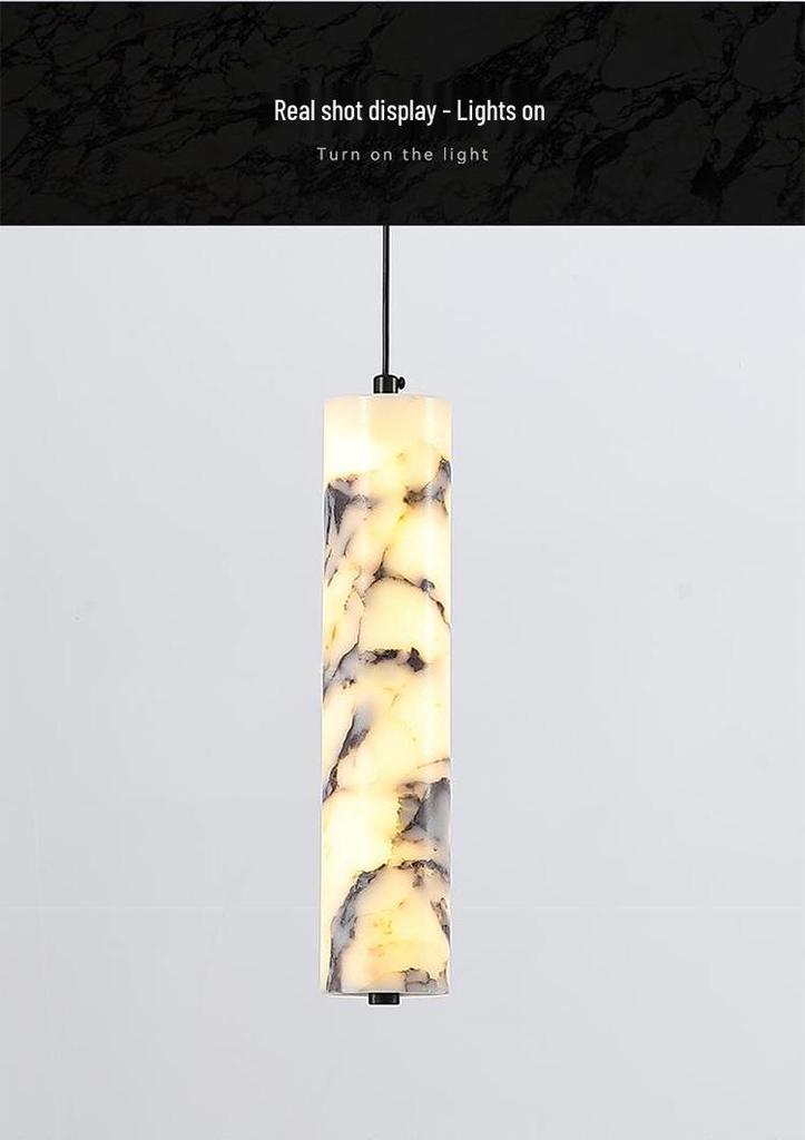 Lux Stone Headboard Ambient Pendant Light for Modern Spaces