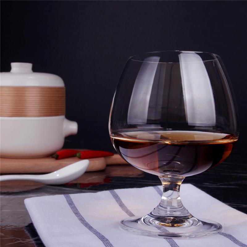 4pcs Set 255ml Luxury Foreign Wine Cup Set Whiskey Brandy Vodka Liquor Beer Glasses Creative Red Wine Short Footed Cup Party Bar