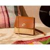 Trapeze Bag - MY LITTLE BOX - Petite Mendigote - Faux Leather - Adjustable Chain - Brown