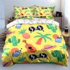 Summer Vibes Tropical Essentials Set Exquisite Three-Piece Bedding Set Gift For Kids And Adults